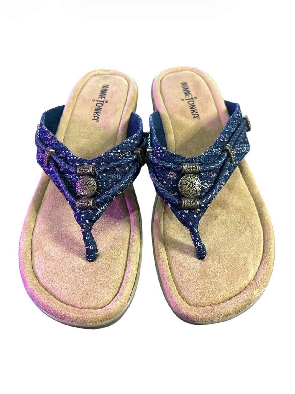Minnetonka Silverthorne Sandals Sz 9